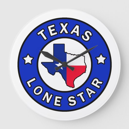 Texas Lone Star Grote Klok (Voorkant)
