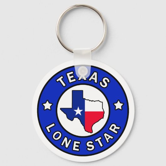Texas Lone Star sleutelhanger (Voorkant)