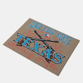 Texas Lone Star Staat Deurmat (Schuin)