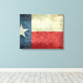 Texas - Lone Star State Canvas Afdruk (Insitu (Houten vloer))