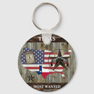 Texas Lone Star State Dueling Pistols Meest gewens Sleutelhanger
