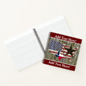 Texas Lone Star State Flag Map Carnet (Intérieur)