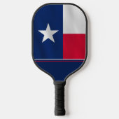 Texas Lone Star State Flag Monogram Pickleball Paddle (Voorkant)