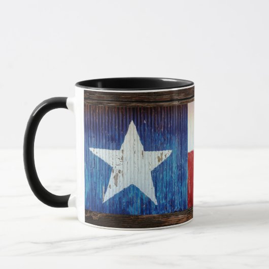 Texas Lone Star State Flag Rustic Mok (Links)