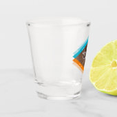 Texas Lone Star State Retro Verenigde Staten Shot Glas (Links)