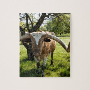 Texas Longhorn Bull Legpuzzel