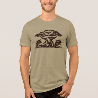 Texas Longhorn Eagle Western Ranch Grafisch Tri-Blend Shirt