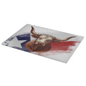 Texas longhorn koe snijplank (Hoek)