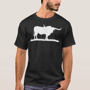 Texas Longhorn Rancher - Longhorn Koe voor rundvee T-shirt