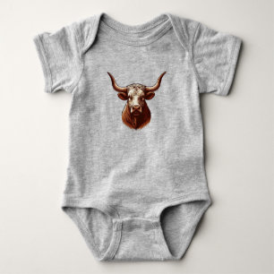 Texas Longhorn Romper