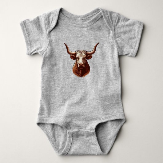 Texas Longhorn Romper (Voorkant)