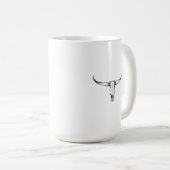 Texas Longhorn Skull Koffiemok (Voorkant rechts)