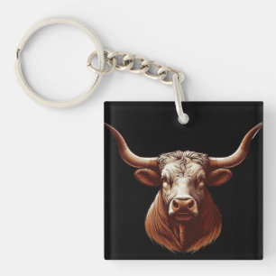 Texas Longhorn Sleutelhanger