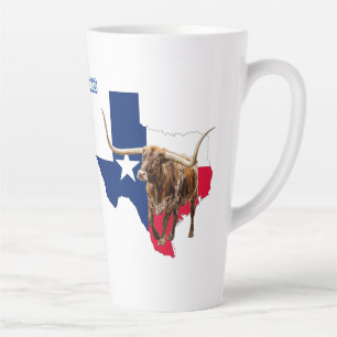 Texas Longhorns, Texas Stijl Latte Mok