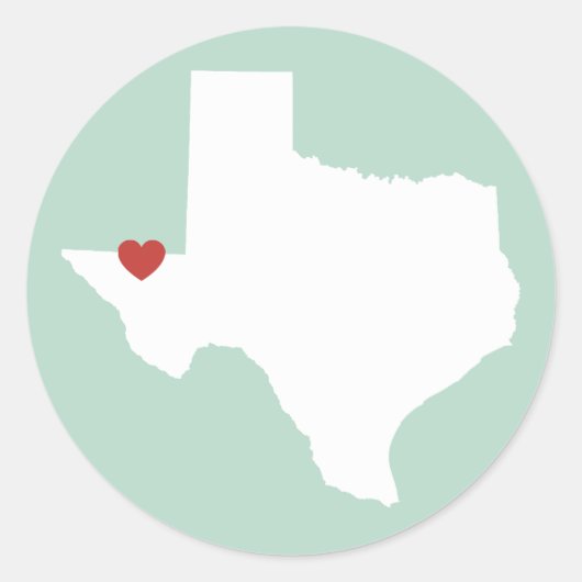 Texas Love -  Sticker (Voorkant)