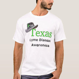 Texas Lyme-ziekte bewustzijn Cowboyhoed T-shirt