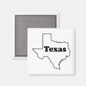 Texas Magnet Magneet (Voorkant / Achterkant)