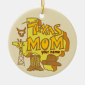 Texas mama keramisch ornament (Voorkant)