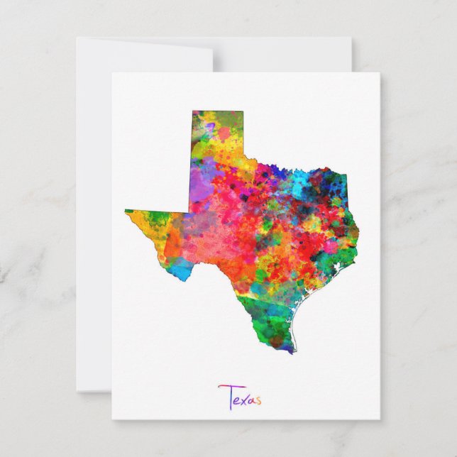 Texas Map (Voorkant)