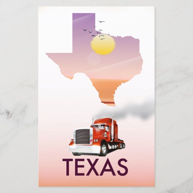 Texas Map Big Rig (Voorkant)