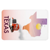 Texas Map Big Rig Magneet (Horizontaal)