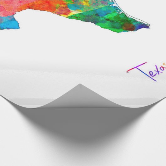 Texas Map Cadeaupapier (Hoek)