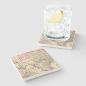 Texas Map door Mitchell Stenen Onderzetter (Zijkant)