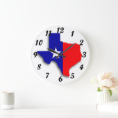 Texas Map Wall klok (Huis)