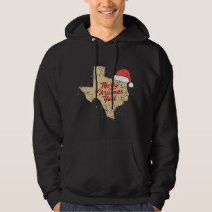 Texas Merry Christmas Party Yall Bijpassende Famil Hoodie