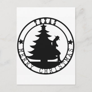 Texas Merry kerst Feestdagenkaart