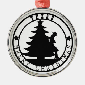 Texas Merry kerst Metalen Ornament