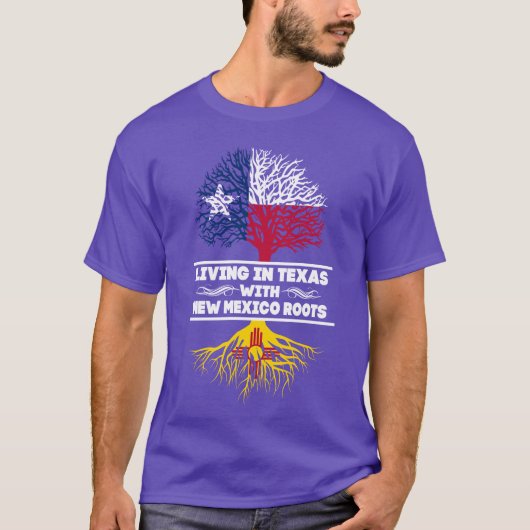 Texas met het New Mexico Root Shirt (Voorkant)