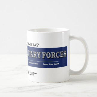 texas militairen, "TEXANS SERVICE TEXAS", ... Koffiemok