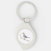 Texas Mockingbird Sleutelhanger (Voorkant)