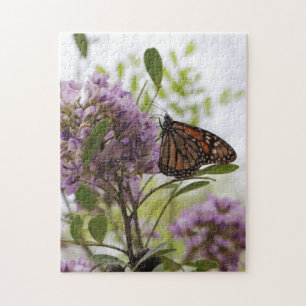 Texas Monarch Butterfly Mountain Laurel Flower Legpuzzel