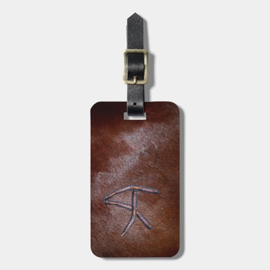 Texas Monogram A Bagagelabels voor reizen (Voorkant verticaal)