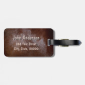 Texas Monogram A Bagagelabels voor reizen (Achterkant horizontaal)