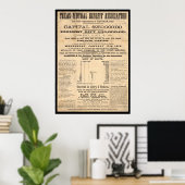 Texas Mutual Benefit Association Poster (Thuiskantoor)