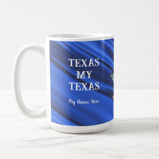 Texas My Texas personalized Coffee Mug (Gauche)