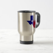 Texas Native Flag Map Reisbeker (Voorkant rechts)