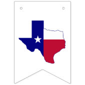 Texas Native Flag Map Vlaggetjes (Eerste vlag)