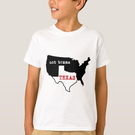 Texas / Niet Texas T-shirt (Voorkant)