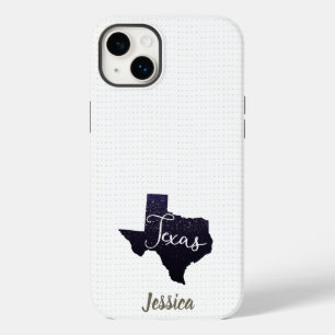 Texas Night Stars State Shape Case-Mate iPhone 14 Plus Hoesje