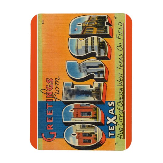 Texas, Odessa magneet (Verticaal)