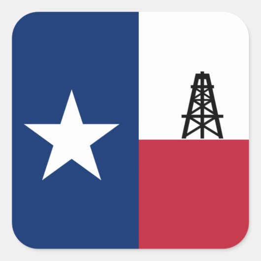 Texas Oil Drilling Sticker (Voorkant)