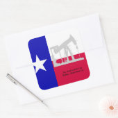 Texas Oil Rig Sticker (Envelop)