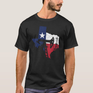 Texas oilfield roughnek - olieboorwerker cadeau t-shirt