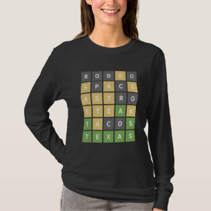 Texas Online Word Game T-shirt