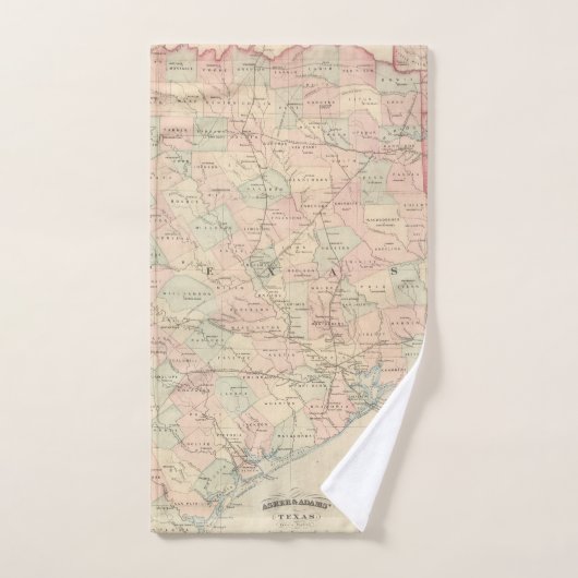 Texas, oostelijk deel bad handdoek (Handdoek)