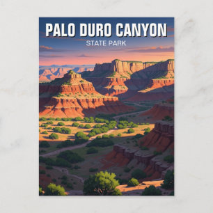 Texas Palo Duro Canyon State Park Reis Briefkaart